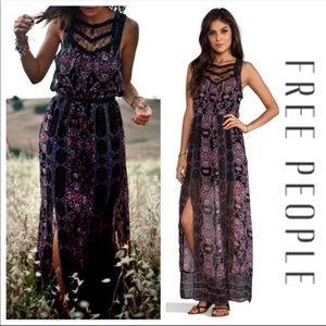 Free People Boho Moroccan Maxi Dress - 0